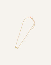 14ct Gold-Plated Arabic Initial Pendant Necklace - S (Saad), , large