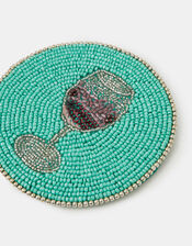 Beaded Wine Coaster, , large