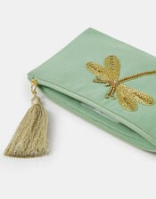Beaded Dragonfly Pouch, , large