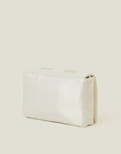 Bridal Pearl Bow Clutch Bag, , large