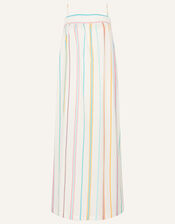 Tie Back Stripe Maxi Dress, Multi (BRIGHTS-MULTI), large