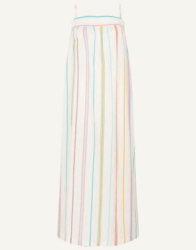 Tie Back Stripe Maxi Dress, Multi (BRIGHTS-MULTI), large