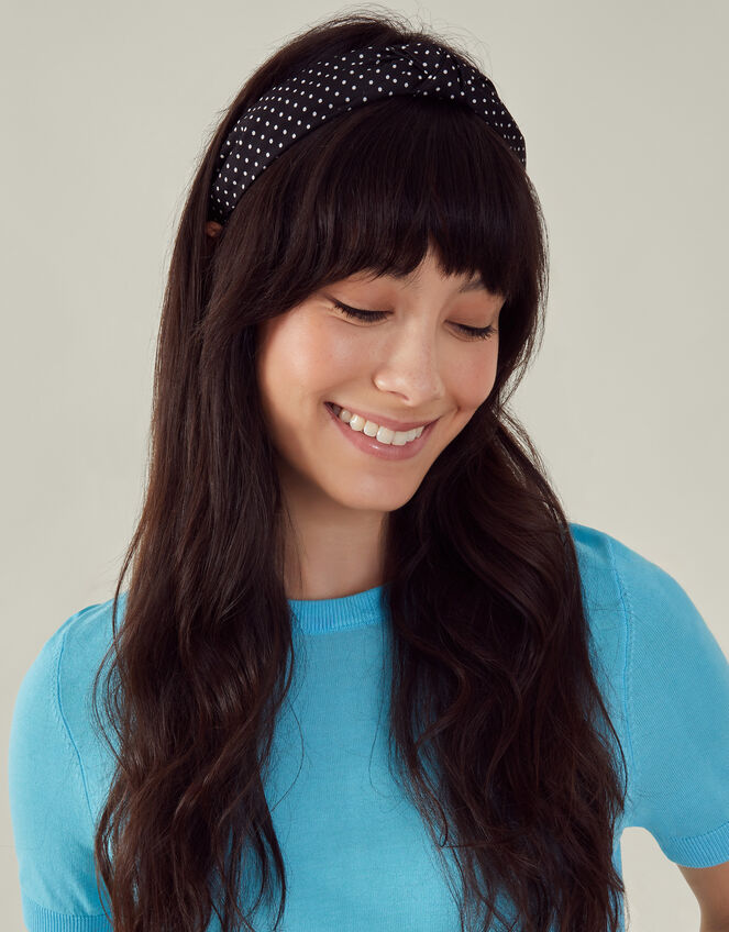 Polka Dot Knot Headband, , large