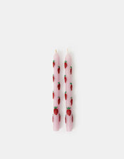 2-Pack Talking Tables Strawberry Taper Candles, , large