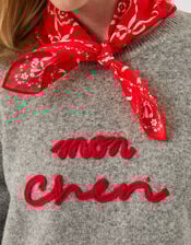 Mon Cheri Jumper, Grey (GREY), large