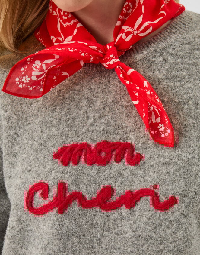 Mon Cheri Jumper, Grey (GREY), large