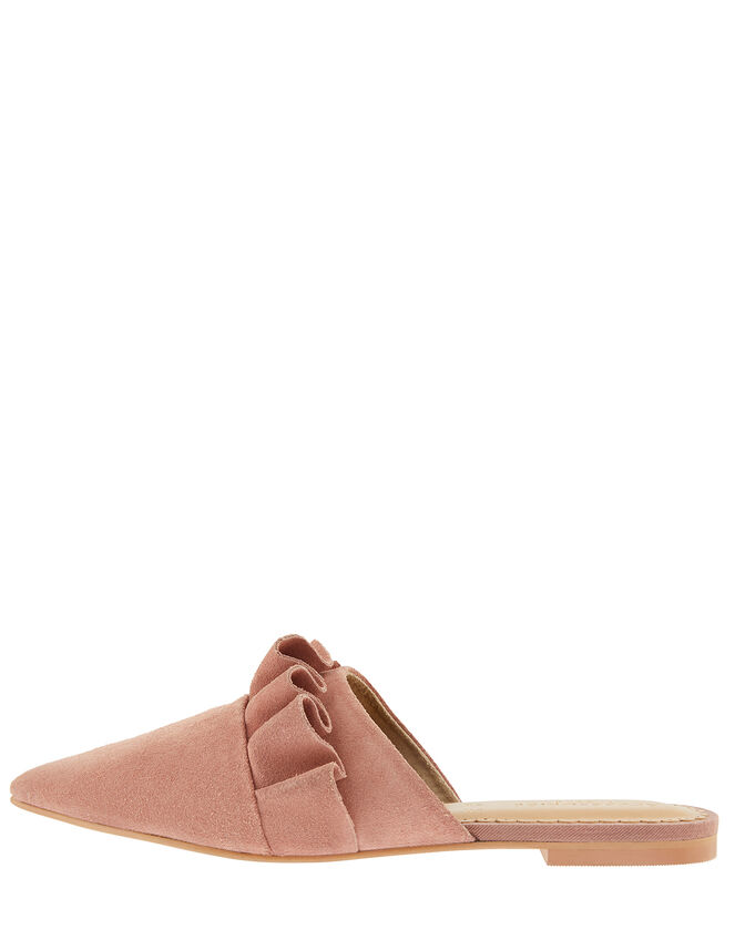 Kiera Suede Mules, Pink (PALE PINK), large