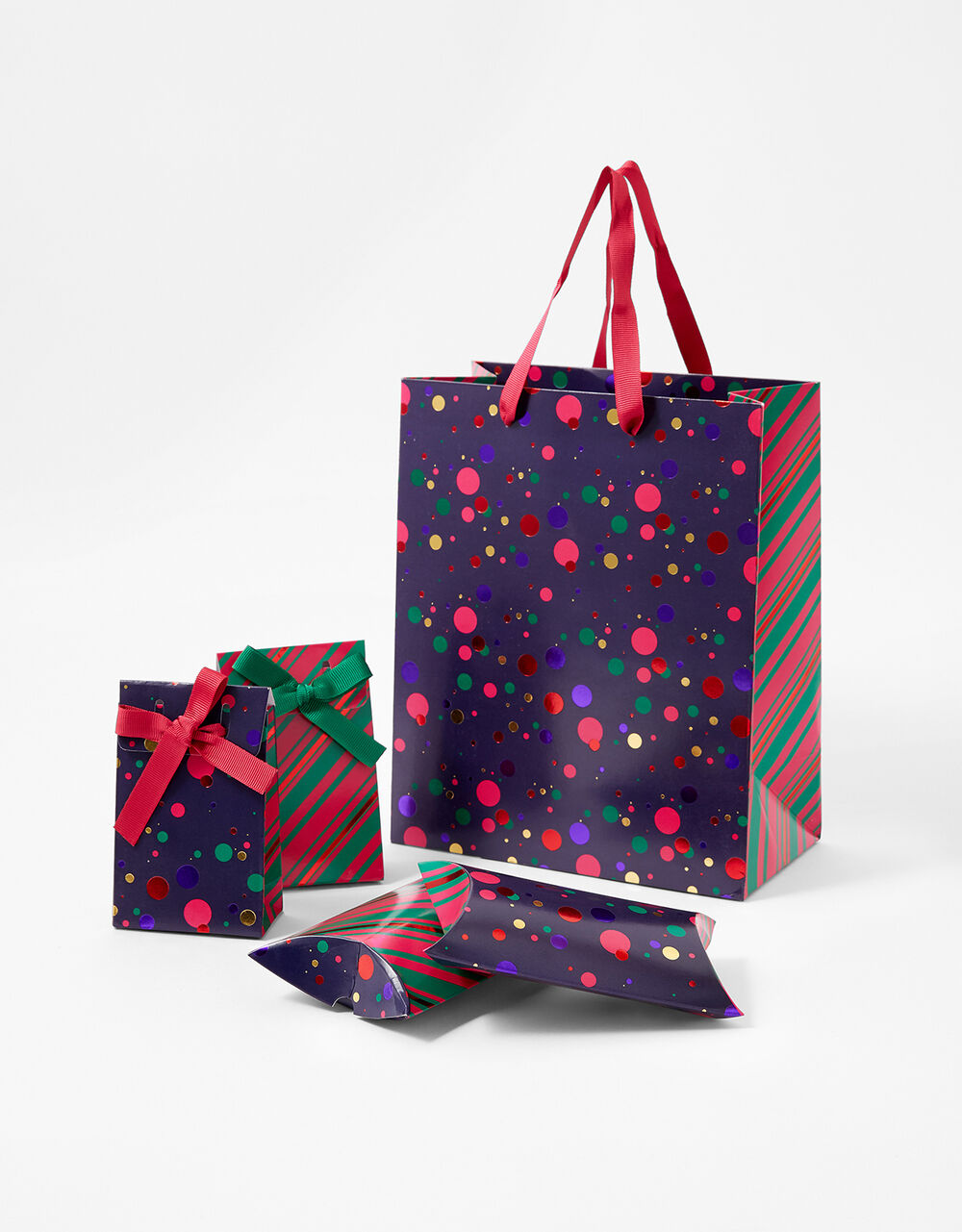 Foil Stripe Gift Pouch Gift bags, Boxes & Wrapping paper