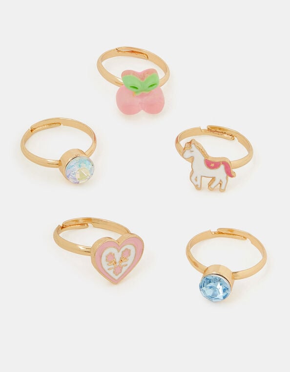 5-Pack Girls Prairie Ring Set, , large