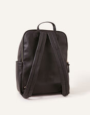 Zip Around Backpack, Black (BLACK), large