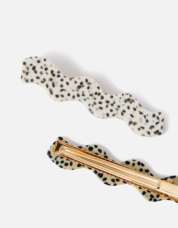 Animal Print Hair Clip Set of Two, , large
