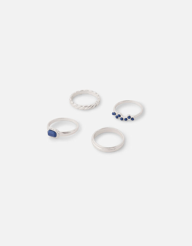Stacking Rings 4 Pack, Blue (BLUE), large