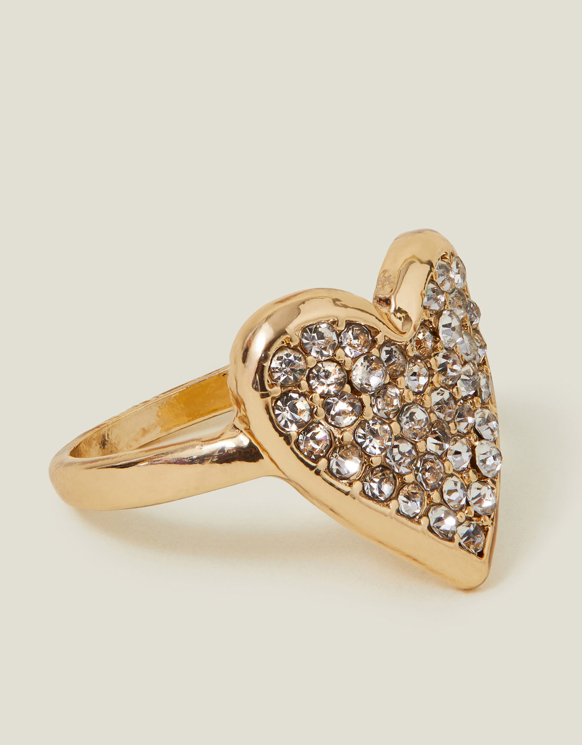 Sparkle Heart Ring White | Statement Rings | Accessorize Global