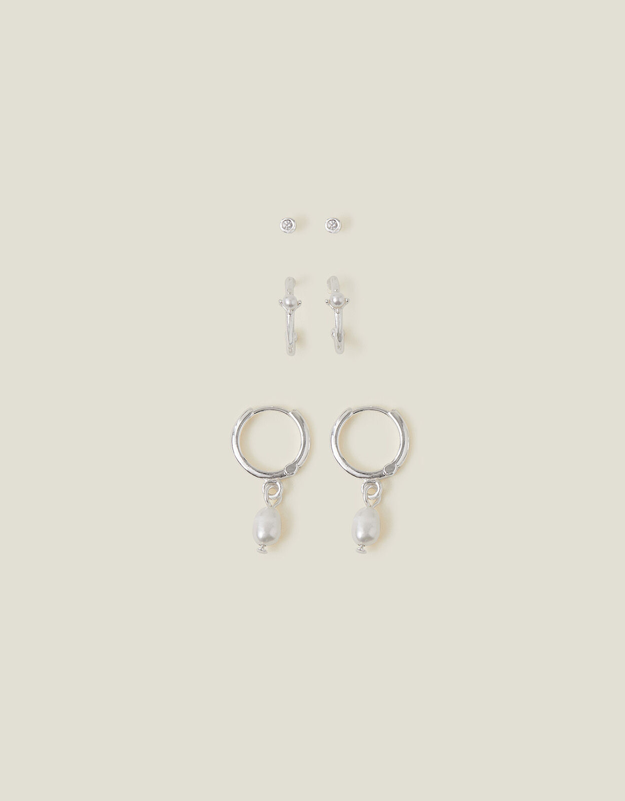 Silver hoop new arrivals earrings accessorize
