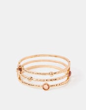 Gemstone Molten Bangle, , large