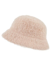 Fluffy Bucket Hat, Pink (PINK), large