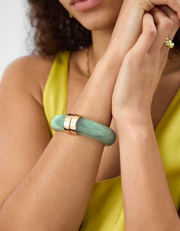 Chunky Resin Bangle, , large