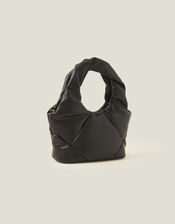 Mini Puff Handheld Bag, Black (BLACK), large
