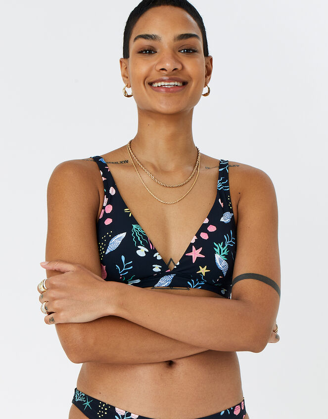 Shoreline Triangle Bikini Top, Multi (BRIGHTS-MULTI), large
