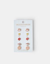 5-Pack London Food Stud Earrings, , large