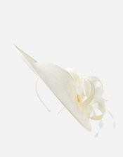Flower Disc Headband, Ivory (IVORY), large