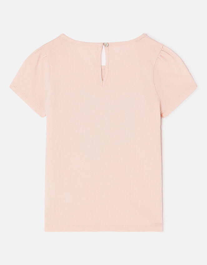 Girls Tropical Heart T-Shirt, Pink (PINK), large