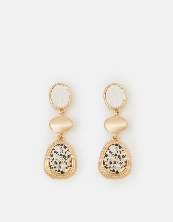 Marbled Drop Earrings, , large