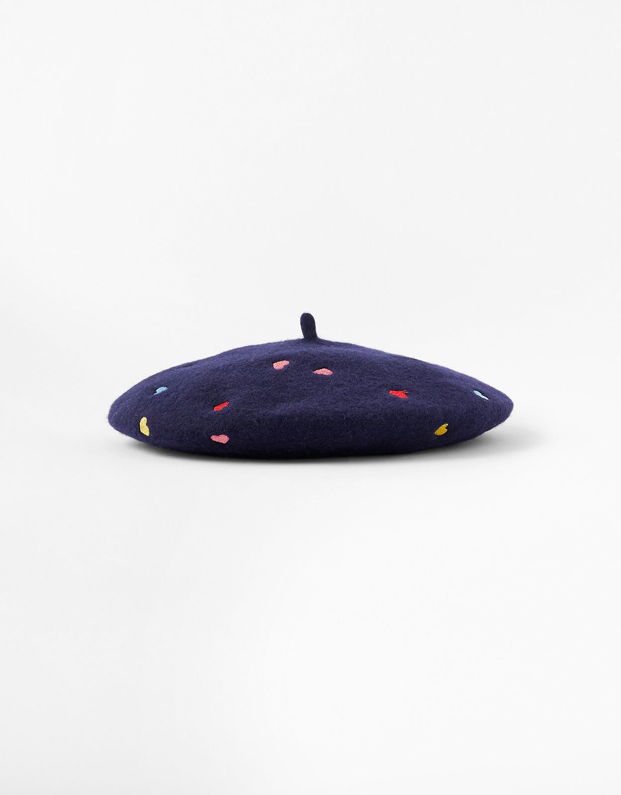 Mini Rainbow Heart Beret Hats Accessorize Global