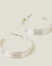 Layered Hoop Earrings, , large