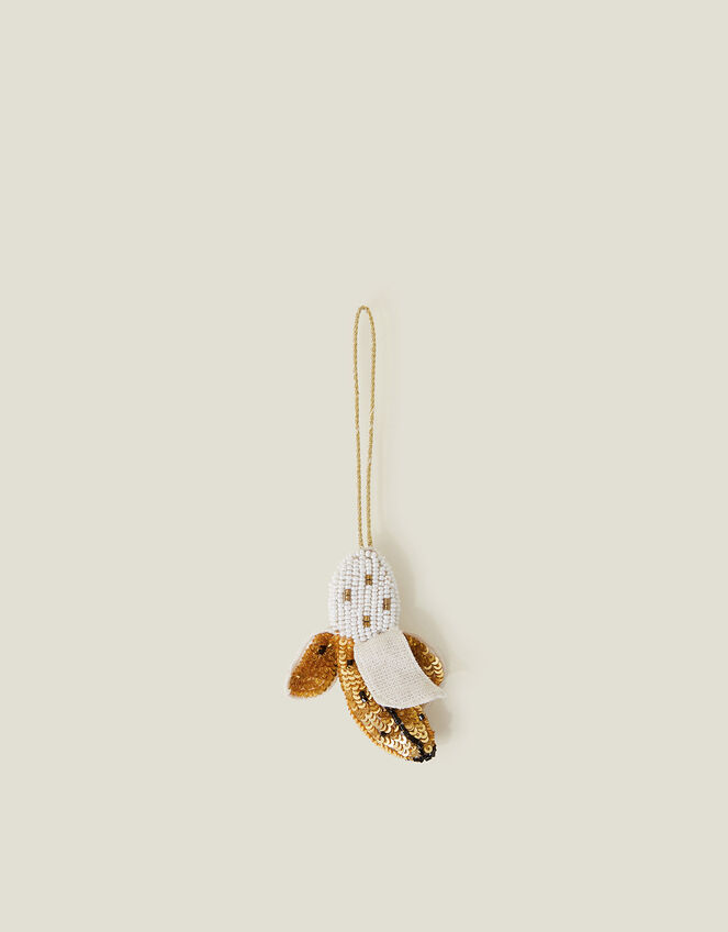 Embellished Banana ChristmasTree Decoration, , large