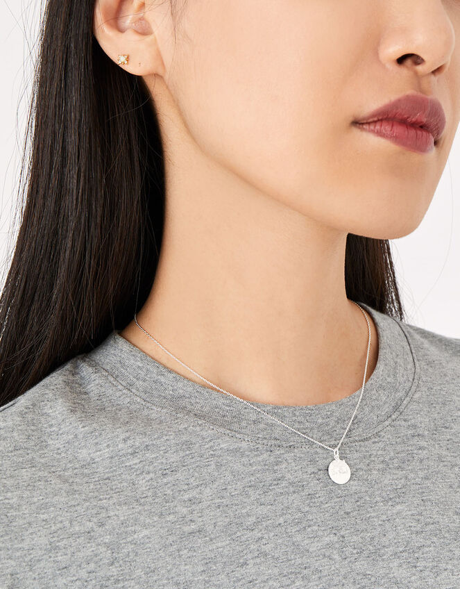 Sterling Silver Bee Kind Necklace, , large