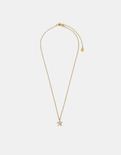 14ct Gold-Plated Starfish Pendant Necklace, , large
