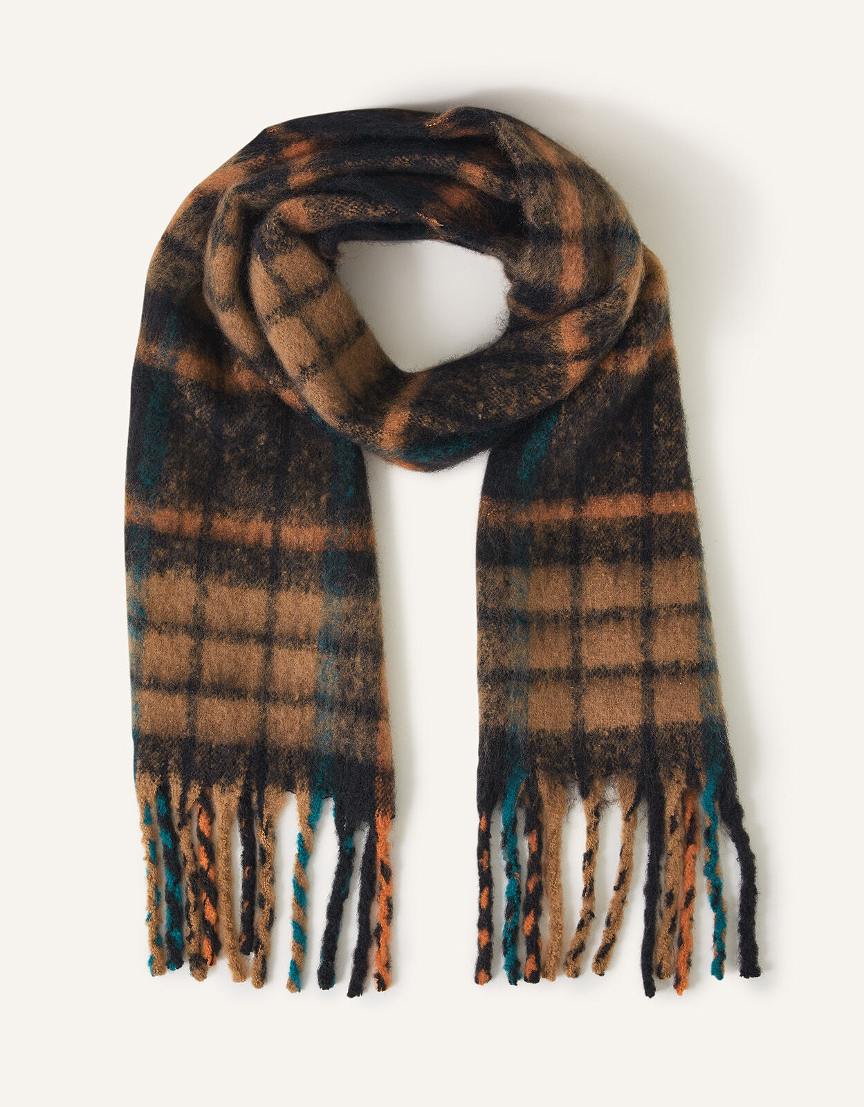 Super-Fluffy Check Scarf | Shop All | Accessorize Global