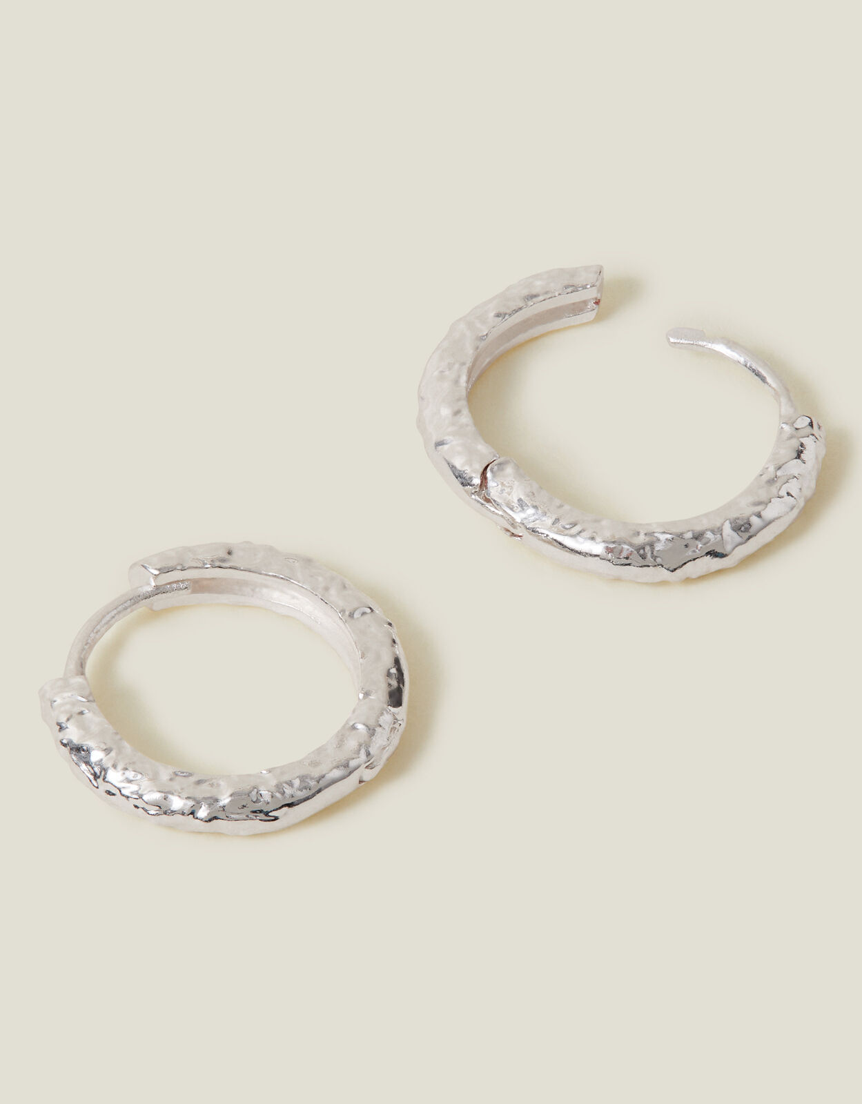 Silver hoop earrings accessorize hotsell