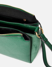 Sofia Suedette Cross Body Bag, Green (GREEN), large