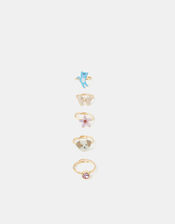 5-Pack Girls Pet Club Rings, , large