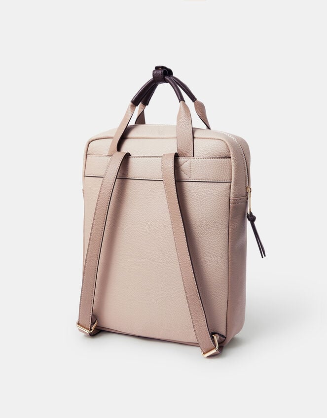 Pocket Top Handle Backpack, Brown (MOCHA), large