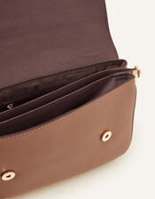 Wrap Handle Cross-Body Bag, Mink (MINK), large