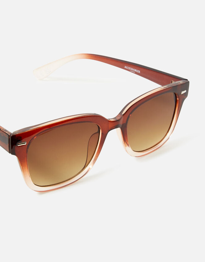 Rae Ombre Sunglasses with Recycled Materials, , large