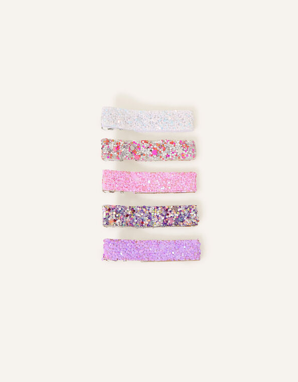 Glitter Salon Clips 5 Pack, , large