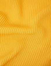 Lightweight Pleat Scarf, Yellow (YELLOW), large