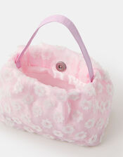 Girls Flower Sequin Shoulder Bag, , large