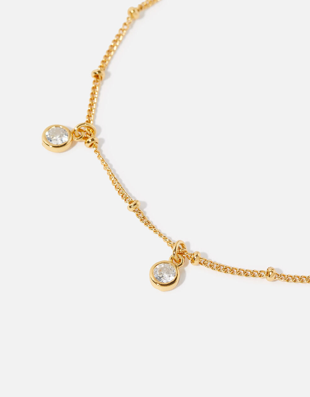 GoldPlated Droplet Bracelet Z for Accessorize Accessorize UK