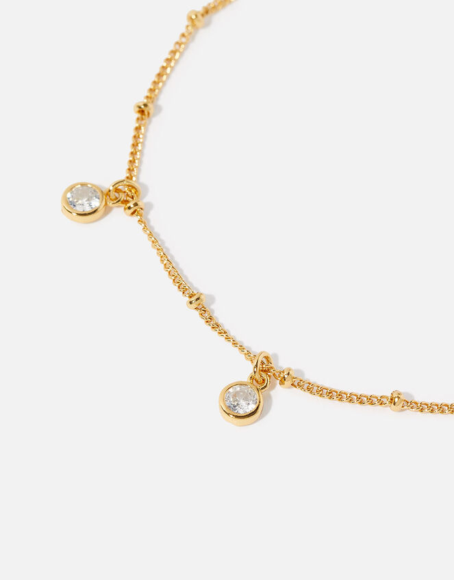 Gold-Plated Droplet Bracelet, , large