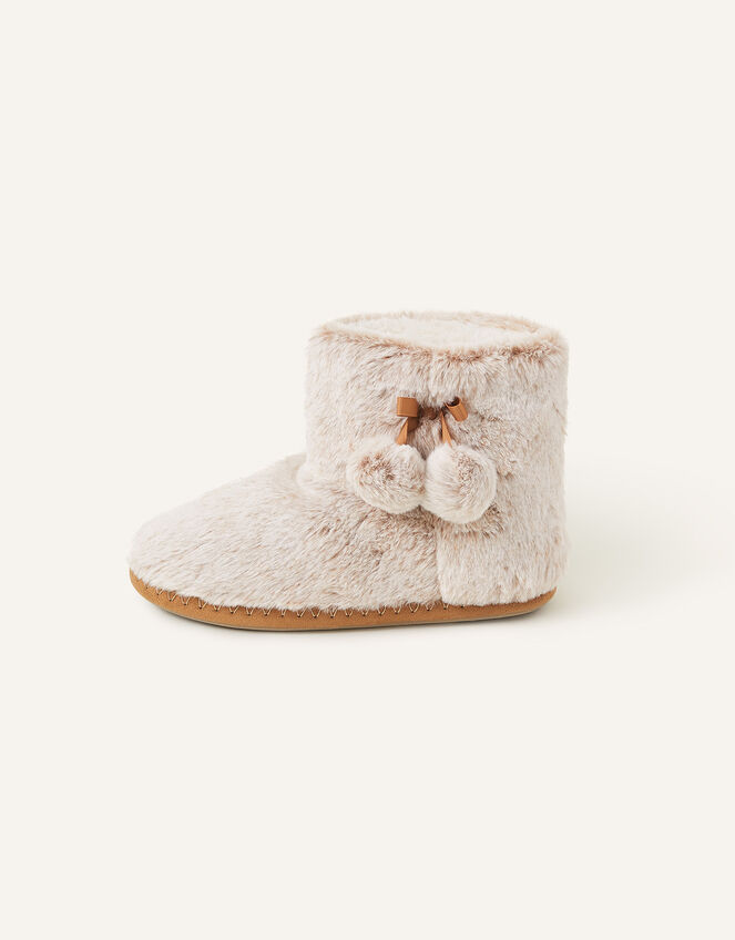 Super-Soft Slipper Boots, Brown (BROWN), large