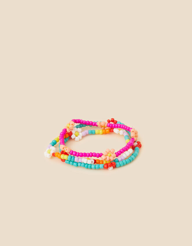 Girls Daisy Bracelets Set of Three, , large