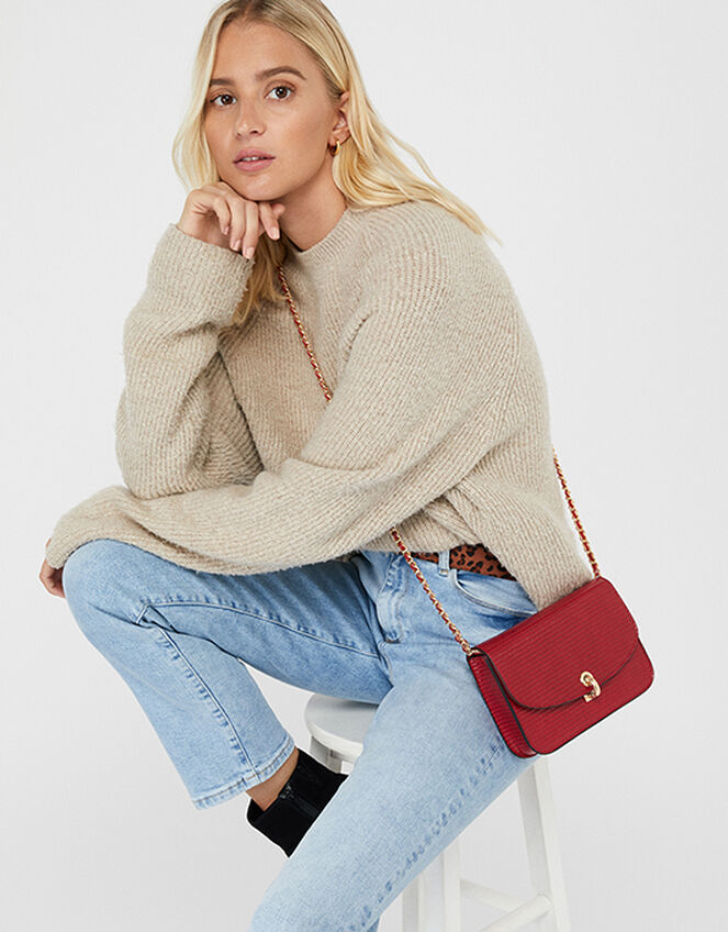 Edie CrossBody Bag Red Crossbody bags Accessorize UK