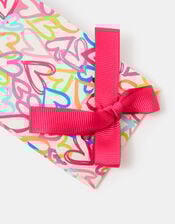 Heart Print Gift Pouch, , large
