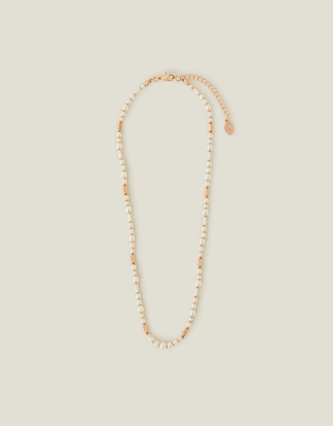 Pearl Bead Round Necklace, , large