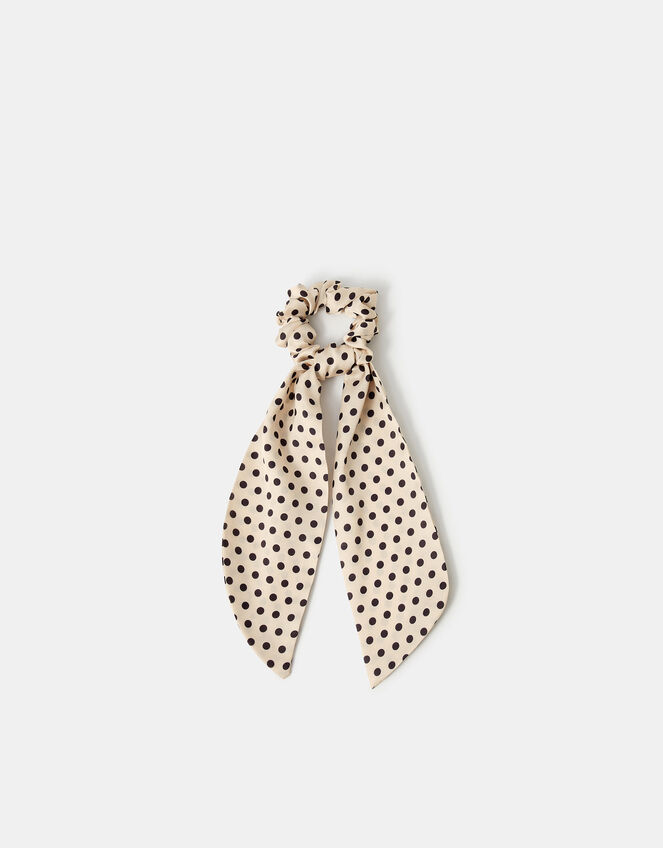 Polka Dot Scrunchie Scarf, , large